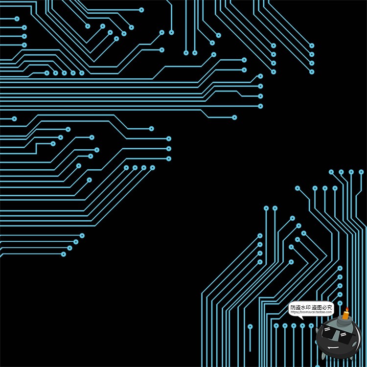 图片[6]-科幻未来高科技感抽象电路板电子主板纹理背景图案AI矢量图片素材-设计猿