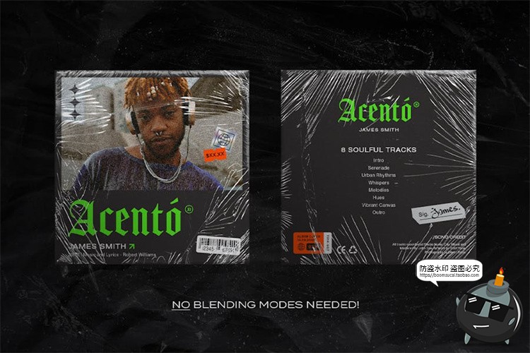 图片[6]-透明褶皱撕裂塑料保鲜膜海报图片后期纹理PNG免抠图PSD模板PS素材-设计猿