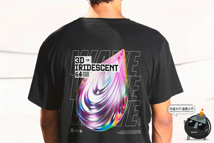 图片[9]-潮流全息抽象螺旋图形镭射3D立体未来科幻PNG免抠高清图片素材-设计猿