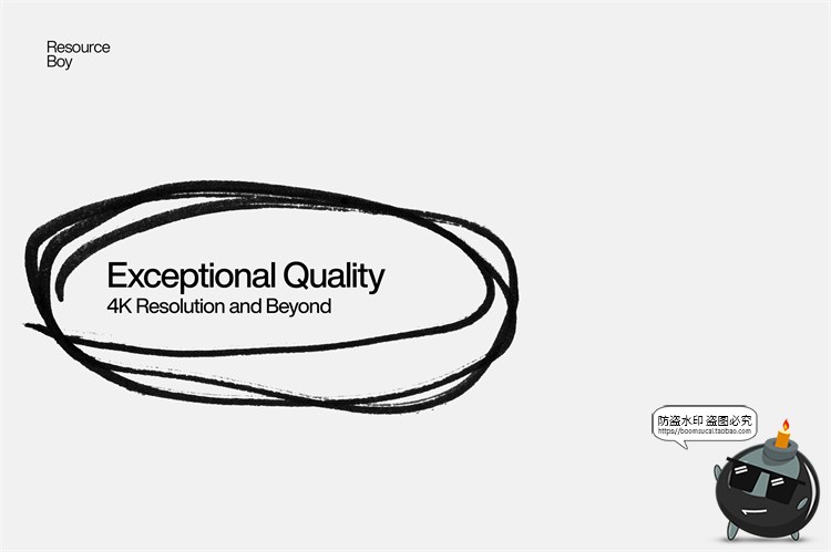 图片[3]-复古马克笔手绘涂鸦乱画黑色墨水笔迹标记记号PNG免抠装饰元素材-设计猿