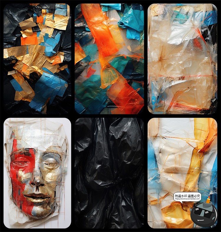 图片[11]-未来赛博朋克科幻金属镀铬抽象粗糙背景肌理PNG免抠JPG图片素材-设计猿