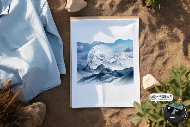 图片[12]-风景景色拼贴云朵日出落沙漠山脉丘陵森林沙滩剪贴画PNG免抠素材-设计猿