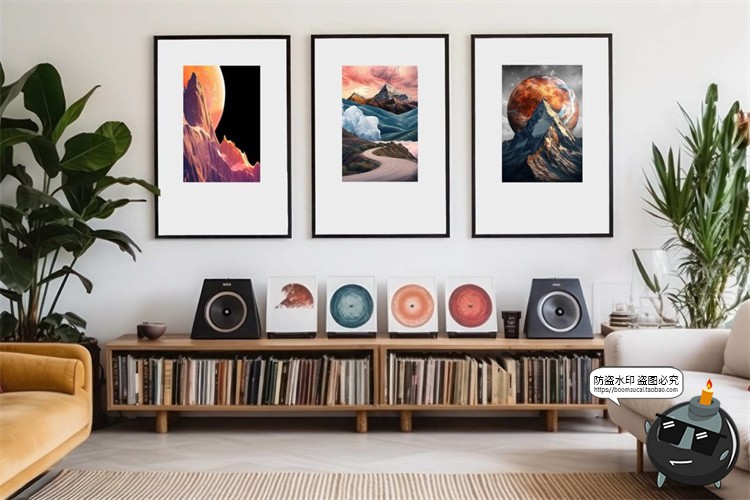 图片[14]-风景景色拼贴云朵日出落沙漠山脉丘陵森林沙滩剪贴画PNG免抠素材-设计猿