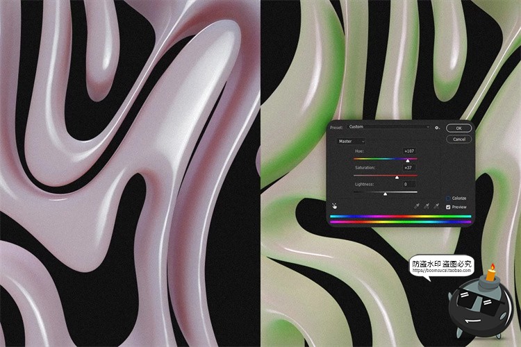 图片[6]-潮流酸性柔体未来3D立体糖果粉色液流体抽象PNG免扣元素形状素材-设计猿