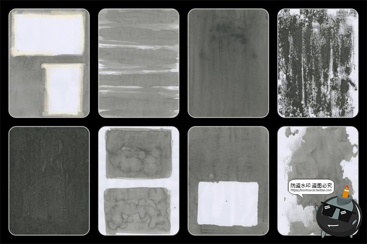 图片[3]-做旧黑色水墨墨水墨迹油墨污渍纹理叠加背景海报底纹JPG图片素材-设计猿