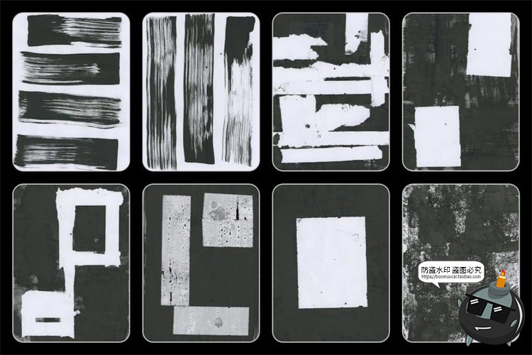 图片[6]-做旧黑色水墨墨水墨迹油墨污渍纹理叠加背景海报底纹JPG图片素材-设计猿