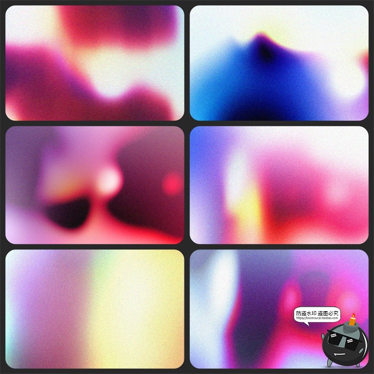 图片[5]-潮流科幻抽象艺术酸性迷幻颗粒复古渐变科技海报背景JPG图片素材-设计猿