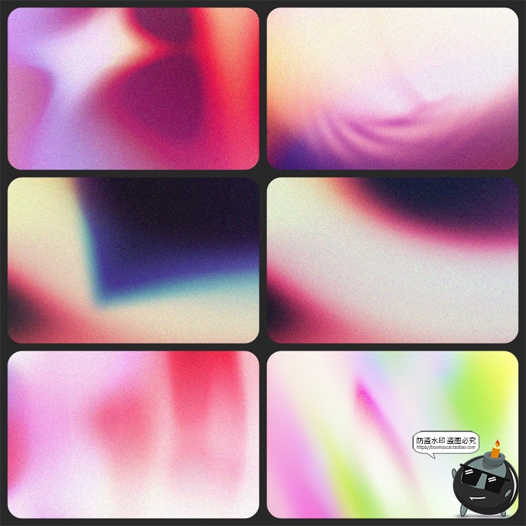 图片[7]-潮流科幻抽象艺术酸性迷幻颗粒复古渐变科技海报背景JPG图片素材-设计猿