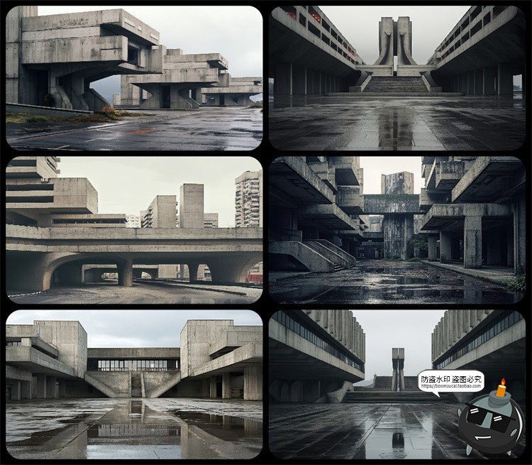 图片[7]-1600款高清6K未来科幻史诗恐怖外星战争废墟环境背景JPG图片素材-设计猿