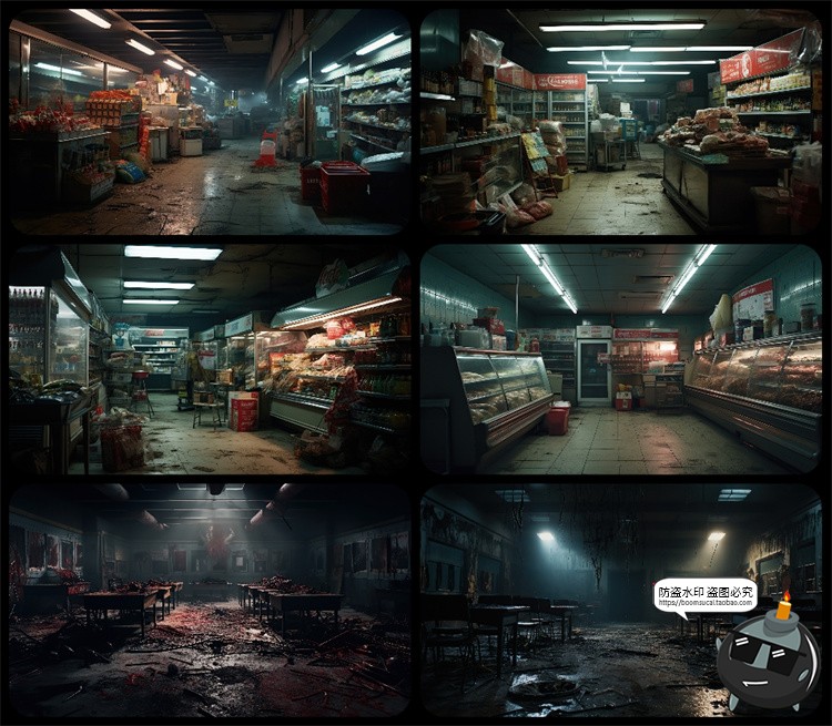 图片[12]-1600款高清6K未来科幻史诗恐怖外星战争废墟环境背景JPG图片素材-设计猿