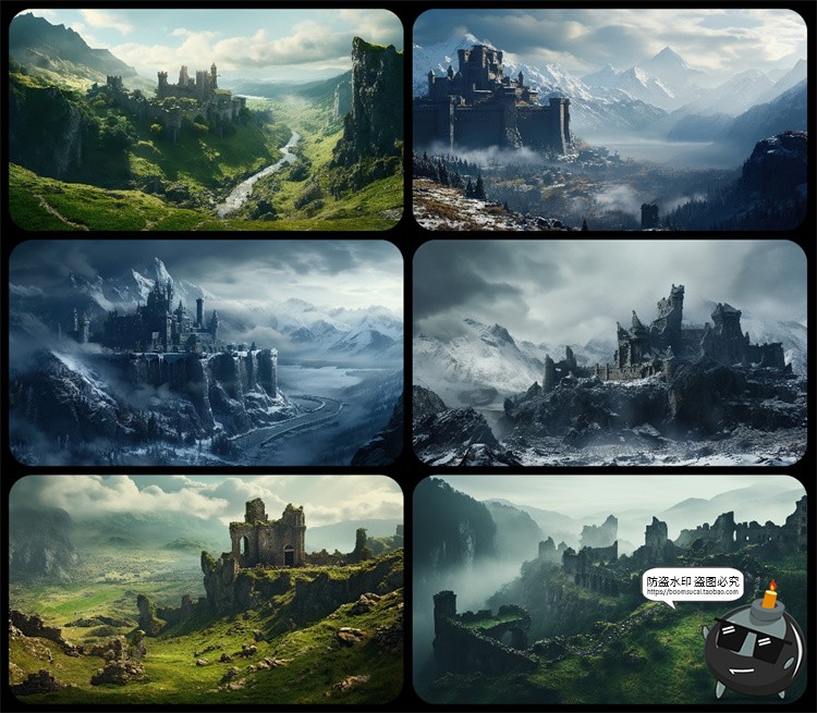 图片[19]-1600款高清6K未来科幻史诗恐怖外星战争废墟环境背景JPG图片素材-设计猿