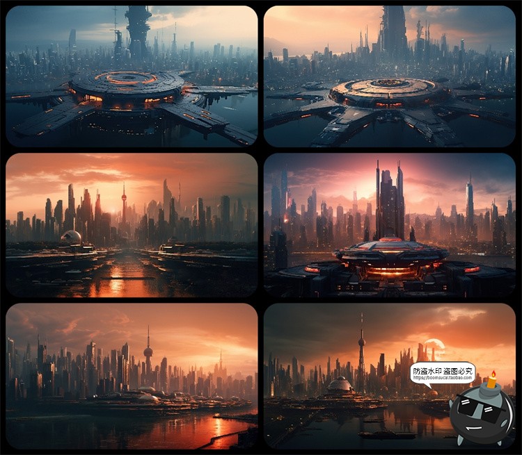 图片[21]-1600款高清6K未来科幻史诗恐怖外星战争废墟环境背景JPG图片素材-设计猿