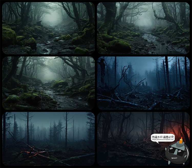 图片[22]-1600款高清6K未来科幻史诗恐怖外星战争废墟环境背景JPG图片素材-设计猿