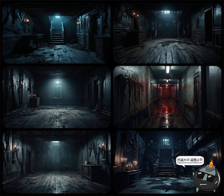 图片[26]-1600款高清6K未来科幻史诗恐怖外星战争废墟环境背景JPG图片素材-设计猿