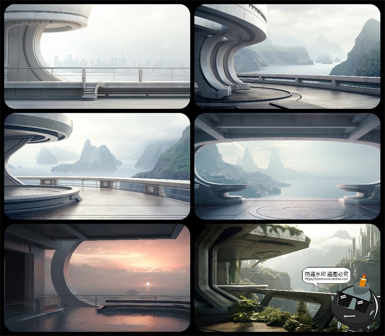 图片[37]-1600款高清6K未来科幻史诗恐怖外星战争废墟环境背景JPG图片素材-设计猿