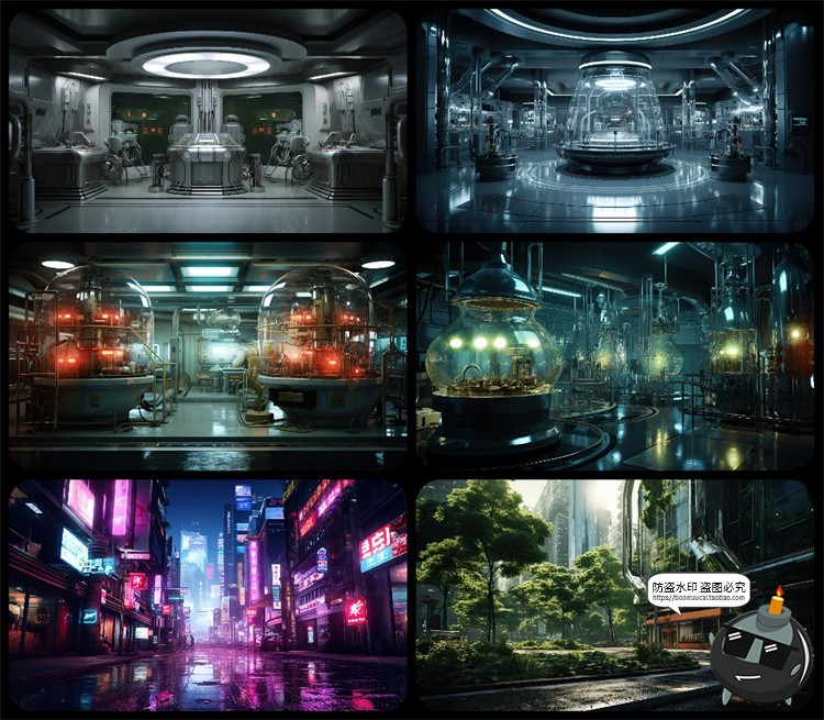 图片[43]-1600款高清6K未来科幻史诗恐怖外星战争废墟环境背景JPG图片素材-设计猿