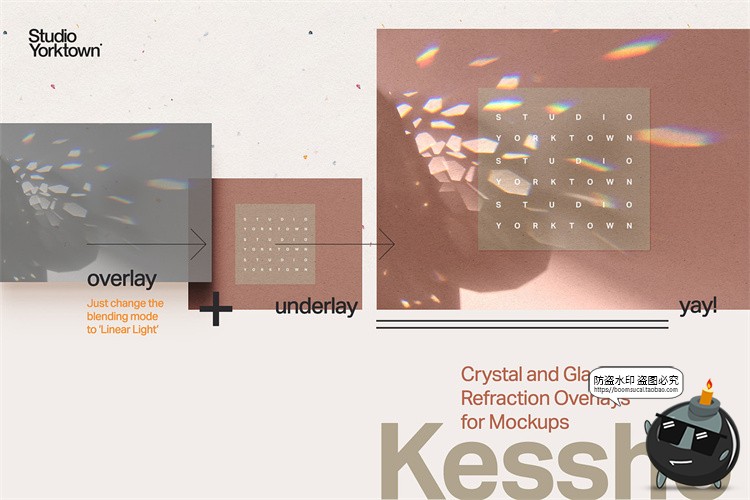 图片[2]-水晶光斑光折射棱镜光影光效JPG图片后期合成叠加背景纹理素材图-设计猿