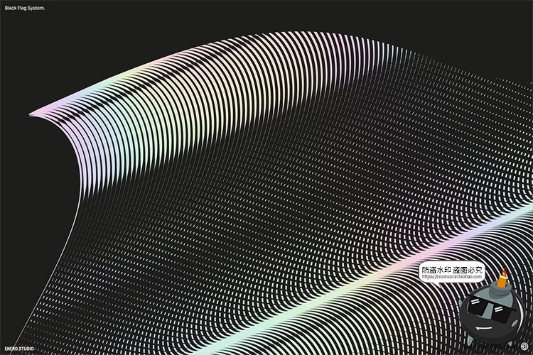 图片[3]-抽象艺术扭曲科技波浪网格肌理科幻海报背景底纹AI矢量JPG素材图-设计猿