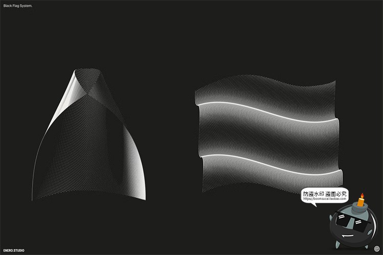 图片[6]-抽象艺术扭曲科技波浪网格肌理科幻海报背景底纹AI矢量JPG素材图-设计猿