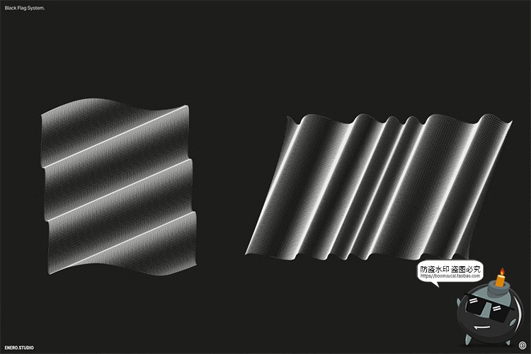 图片[7]-抽象艺术扭曲科技波浪网格肌理科幻海报背景底纹AI矢量JPG素材图-设计猿