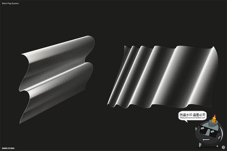 图片[8]-抽象艺术扭曲科技波浪网格肌理科幻海报背景底纹AI矢量JPG素材图-设计猿