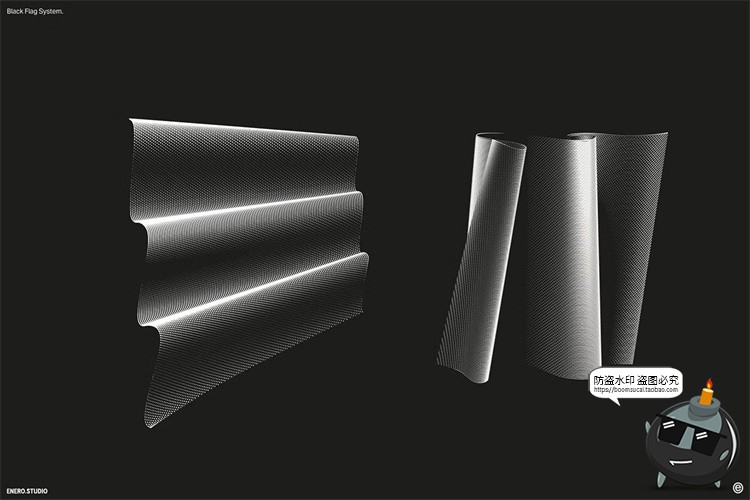 图片[9]-抽象艺术扭曲科技波浪网格肌理科幻海报背景底纹AI矢量JPG素材图-设计猿