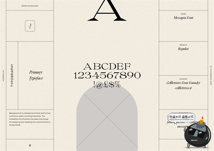 图片[8]-现代优雅莫兰迪色系品牌VI指南手册logo标识规范排版PSD模版素材-设计猿