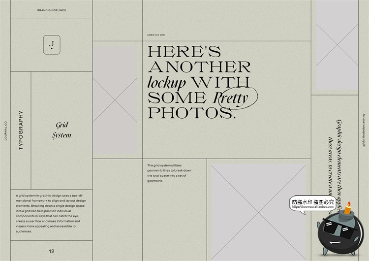 图片[13]-现代优雅莫兰迪色系品牌VI指南手册logo标识规范排版PSD模版素材-设计猿