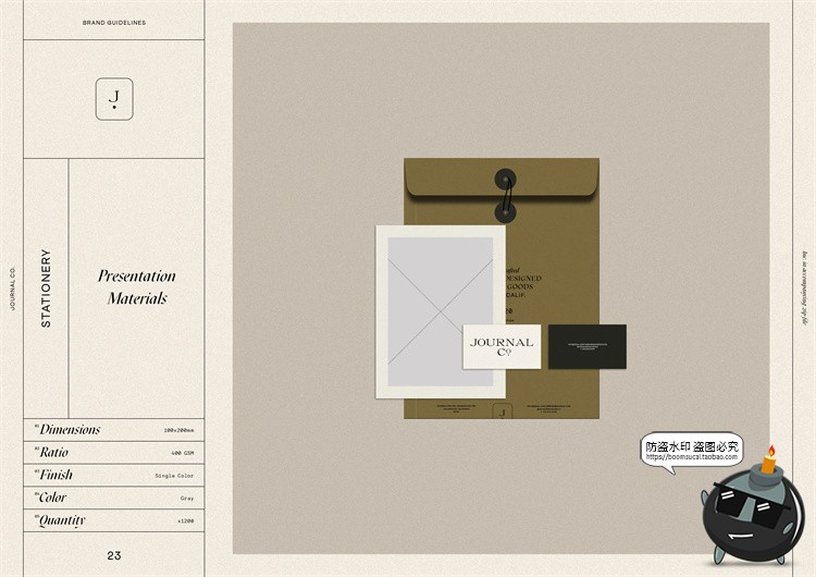 图片[24]-现代优雅莫兰迪色系品牌VI指南手册logo标识规范排版PSD模版素材-设计猿