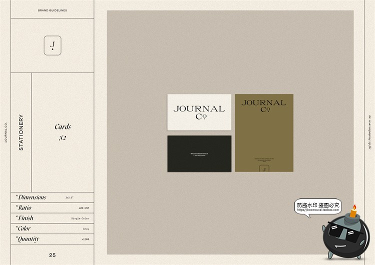 图片[25]-现代优雅莫兰迪色系品牌VI指南手册logo标识规范排版PSD模版素材-设计猿