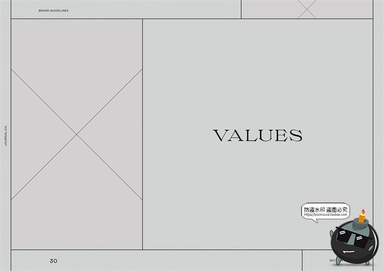 图片[30]-现代优雅莫兰迪色系品牌VI指南手册logo标识规范排版PSD模版素材-设计猿