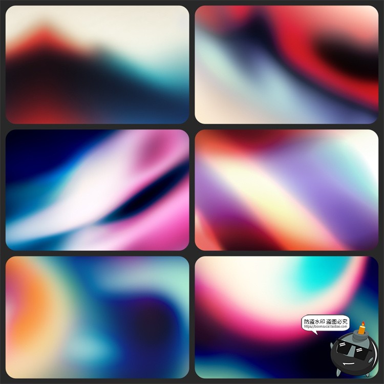 图片[5]-潮流梦幻流体渐变模糊颗粒噪点纹理抽象酸性背景底纹JPG图片素材-设计猿