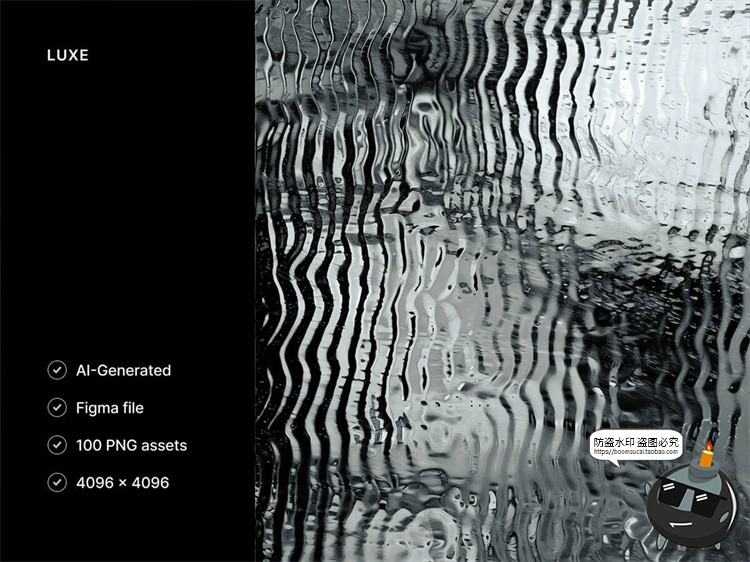 图片[3]-科幻艺术抽象高清镀铬水晶镭射渐变科技海报背景炫彩JPG图片素材-设计猿