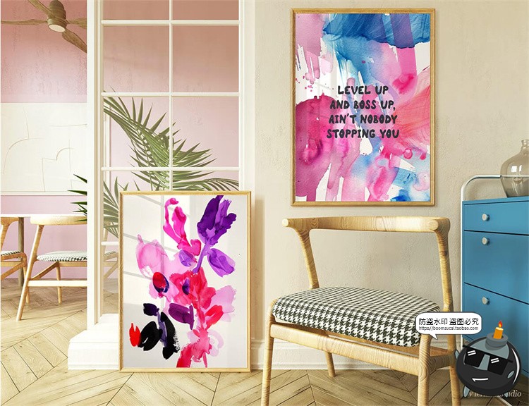 图片[9]-高清艺术水彩手绘鲜花植物花卉绘画装饰挂画插图插画PG图片素材-设计猿