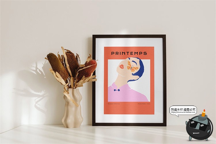 图片[7]-时尚简约扁平化装饰插图插画画芯图案海报艺术挂画AI矢量素材图片-设计猿