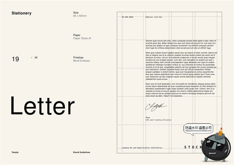 图片[19]-潮流时尚品牌规范标准设计参考说明书手册VI提案画册PSD模板素材-设计猿