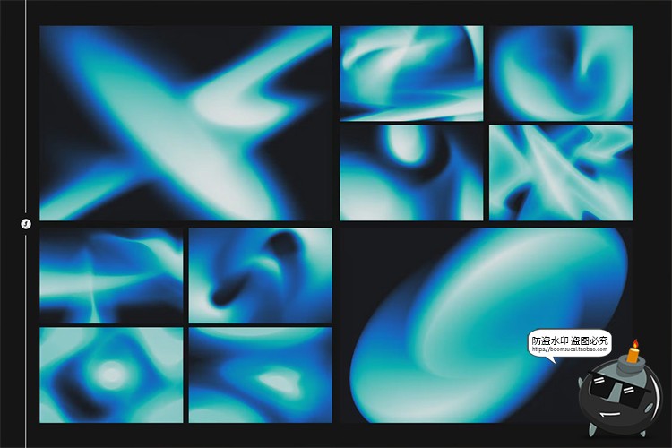 图片[10]-潮流科幻奇异动感酸性模糊抽象艺术科技海报背景底纹JPG图片素材-设计猿