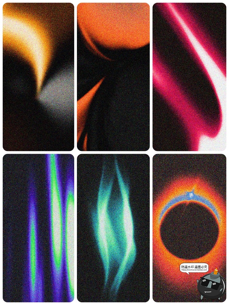 图片[6]-4K高清复古颗粒噪点酸性渐变科幻手机壁纸背景底纹JPG图片素材图-设计猿