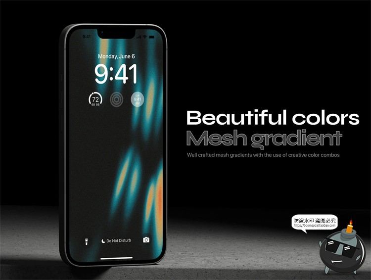 图片[12]-4K高清复古颗粒噪点酸性渐变科幻手机壁纸背景底纹JPG图片素材图-设计猿