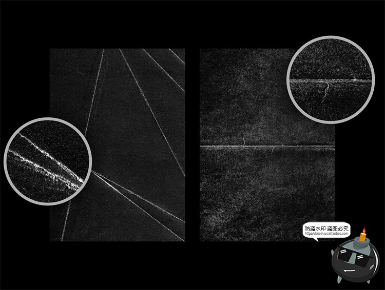 图片[4]-黑白复古做旧纸张褶皱粗糙折痕磨损颗粒肌理底纹JPG图片合成素材-设计猿