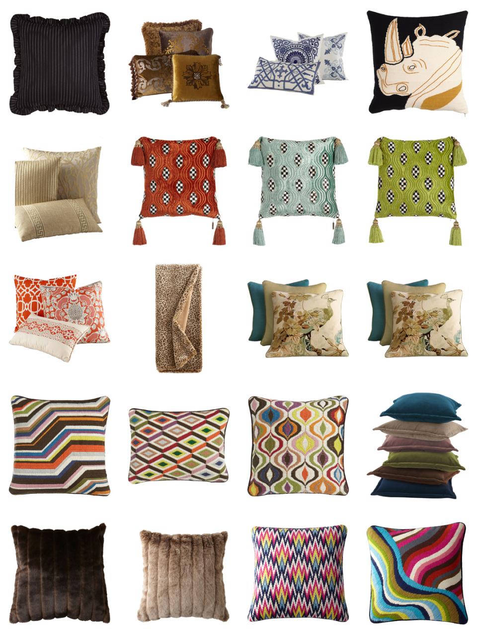 图片[1]-高清抱枕布艺枕头沙发靠垫坐垫PNG免抠图软装室内装饰设计PSD素材-设计猿