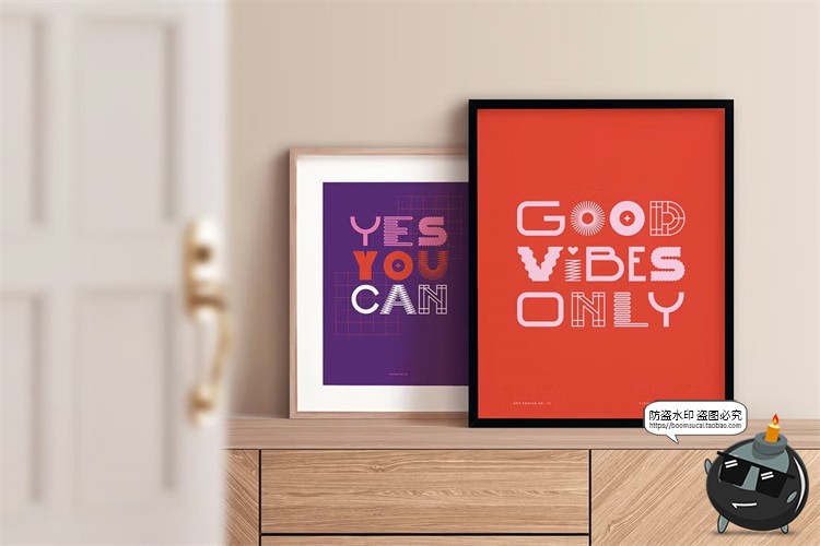 图片[6]-潮流创意简约爱情情话告白英语装饰挂画插画海报AI矢量JPG素材图-设计猿