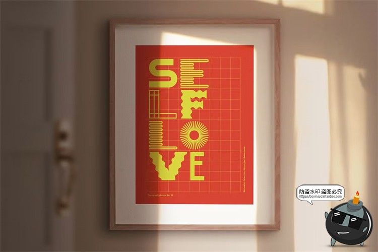 图片[7]-潮流创意简约爱情情话告白英语装饰挂画插画海报AI矢量JPG素材图-设计猿