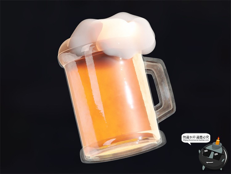 图片[3]-可爱卡通3D卡通趣味美食快餐水果甜品饮料插图插画PNG免抠图素材-设计猿