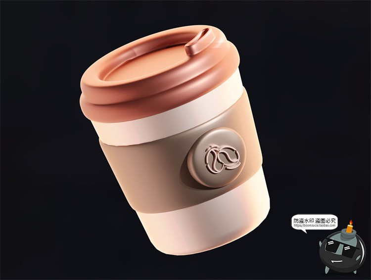 图片[5]-可爱卡通3D卡通趣味美食快餐水果甜品饮料插图插画PNG免抠图素材-设计猿