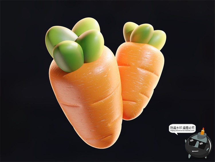 图片[6]-可爱卡通3D卡通趣味美食快餐水果甜品饮料插图插画PNG免抠图素材-设计猿