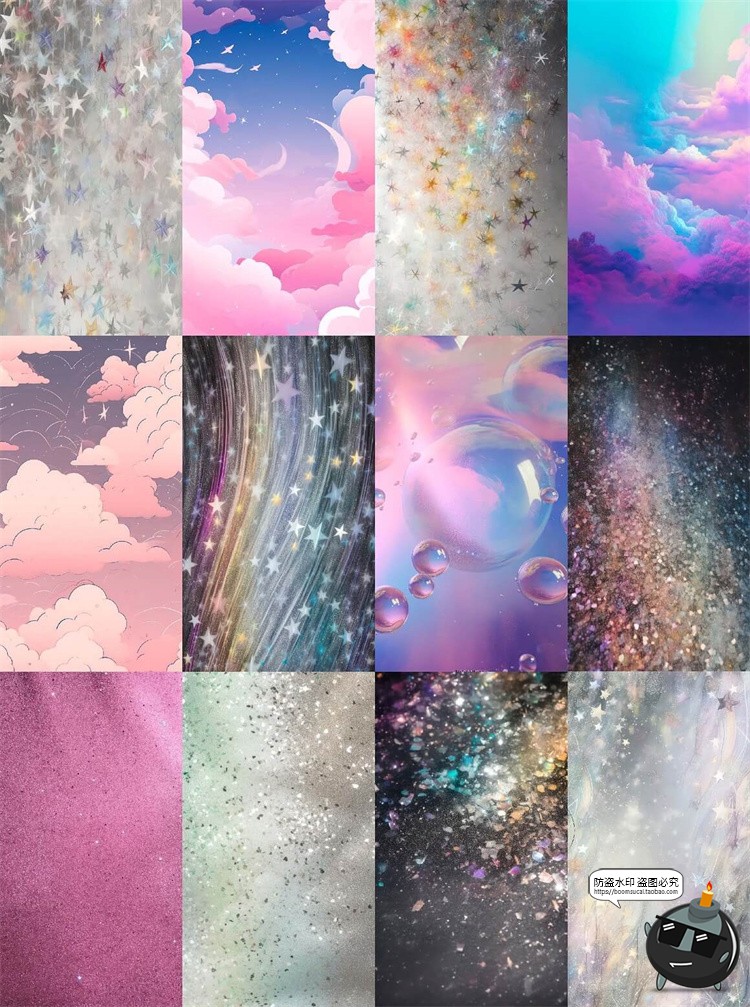 图片[8]-少女粉色可爱潮流复古流行背景漫画拼贴剪贴插画PNG免抠图片素材-设计猿