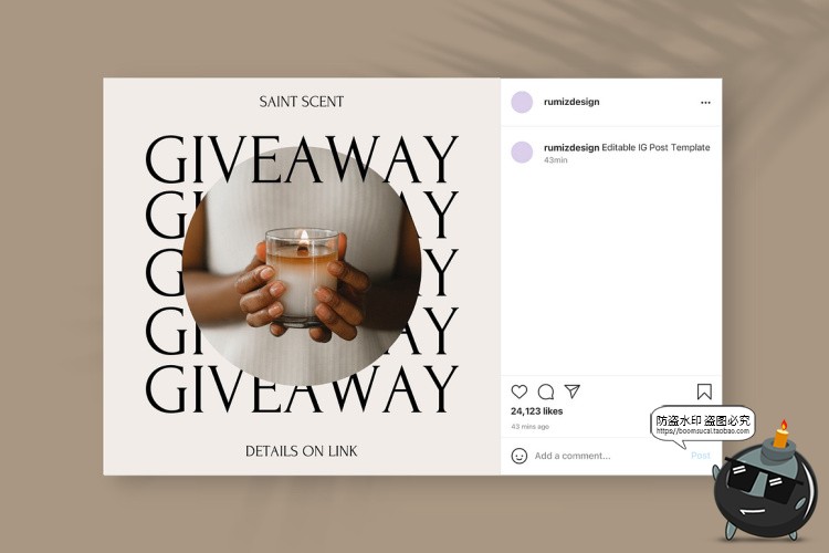 图片[8]-文艺优雅简约时尚品牌营销推文图文排版版式PSD模板素材附带字体-设计猿