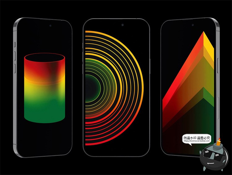 图片[6]-复古多彩渐变抽象3D几何图形科技海报背景底纹png免抠图片素材-设计猿