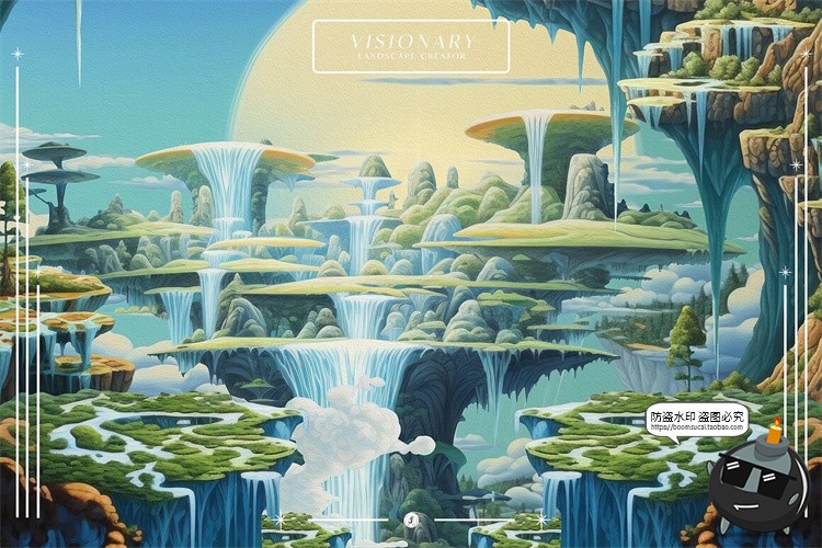 图片[14]-梦幻自然仙境超现实主义未来科幻数字艺术插图插画JPG图片PNG素材-设计猿